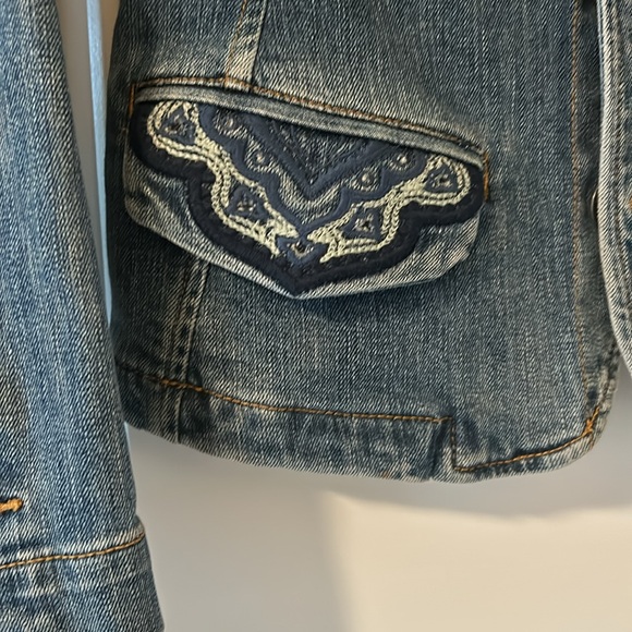 Ladies Denim Jacket size M petite - Picture 2 of 5